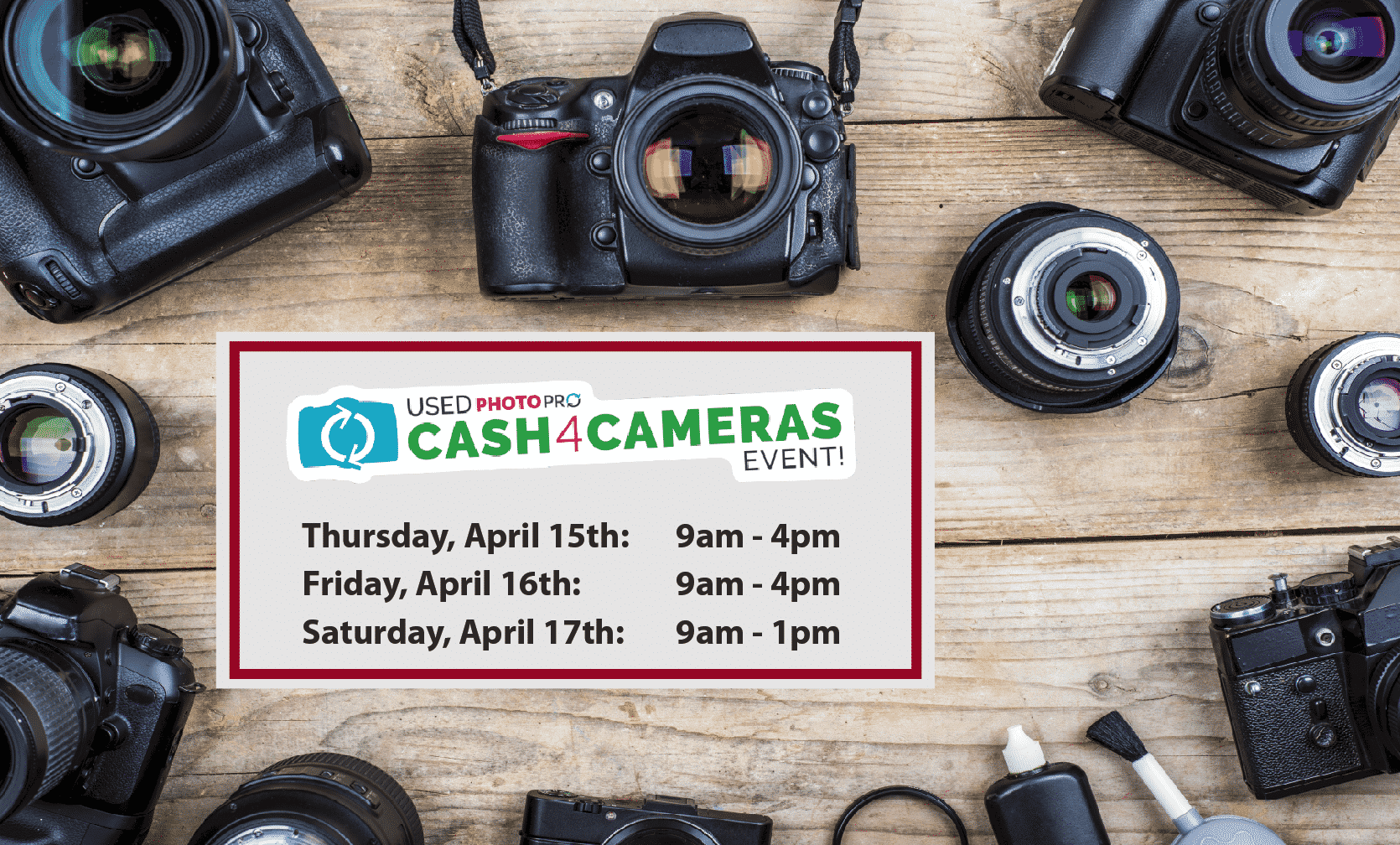 Cash4Cameras April 2021